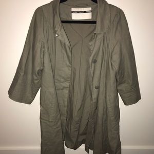 Topshop green button up jacket! Brand new